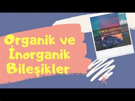 organik ve inorganik nedir